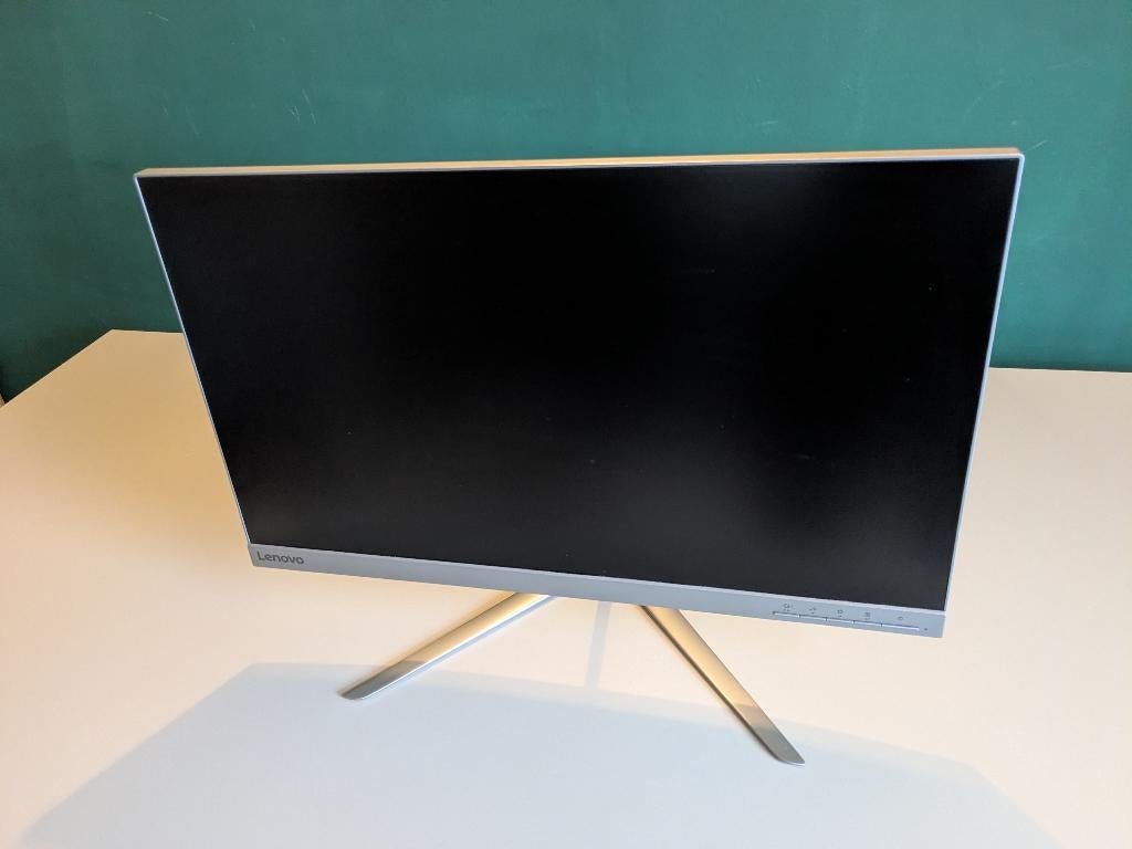 Lenovo 24 inch QHD monitor, Computers en Software, Monitoren, Zo goed als nieuw, 60 Hz of minder, DisplayPort, HDMI, Kantelbaar