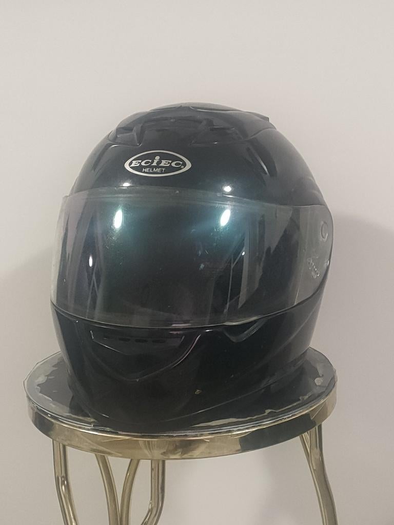 Zwarte ECIEC motorhelm, Motoren, Ophalen