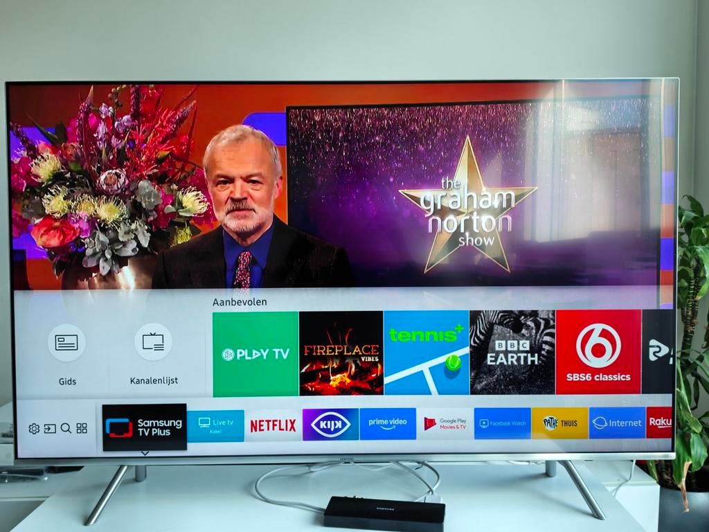 Samsung UE55MU7000 smart tv 55 inch 4K 100Hz, Ophalen, Zo goed als nieuw, 100 Hz, Samsung