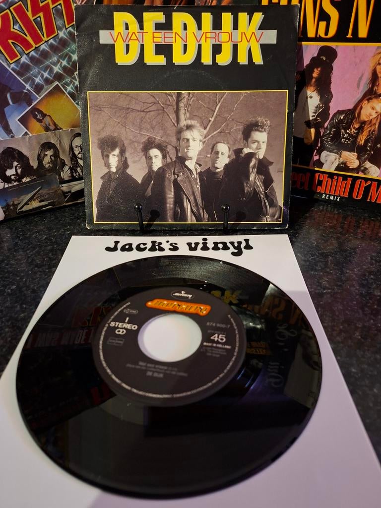 De Dijk - Wat Een Vrouw (Single, 7 inch) 1989, Cd's en Dvd's, Vinyl | Nederlandstalig, Ophalen of Verzenden, Zo goed als nieuw