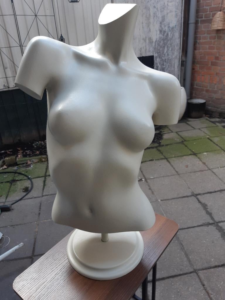 Zware paspop op standaard, Ophalen, Zo goed als nieuw, Paspop