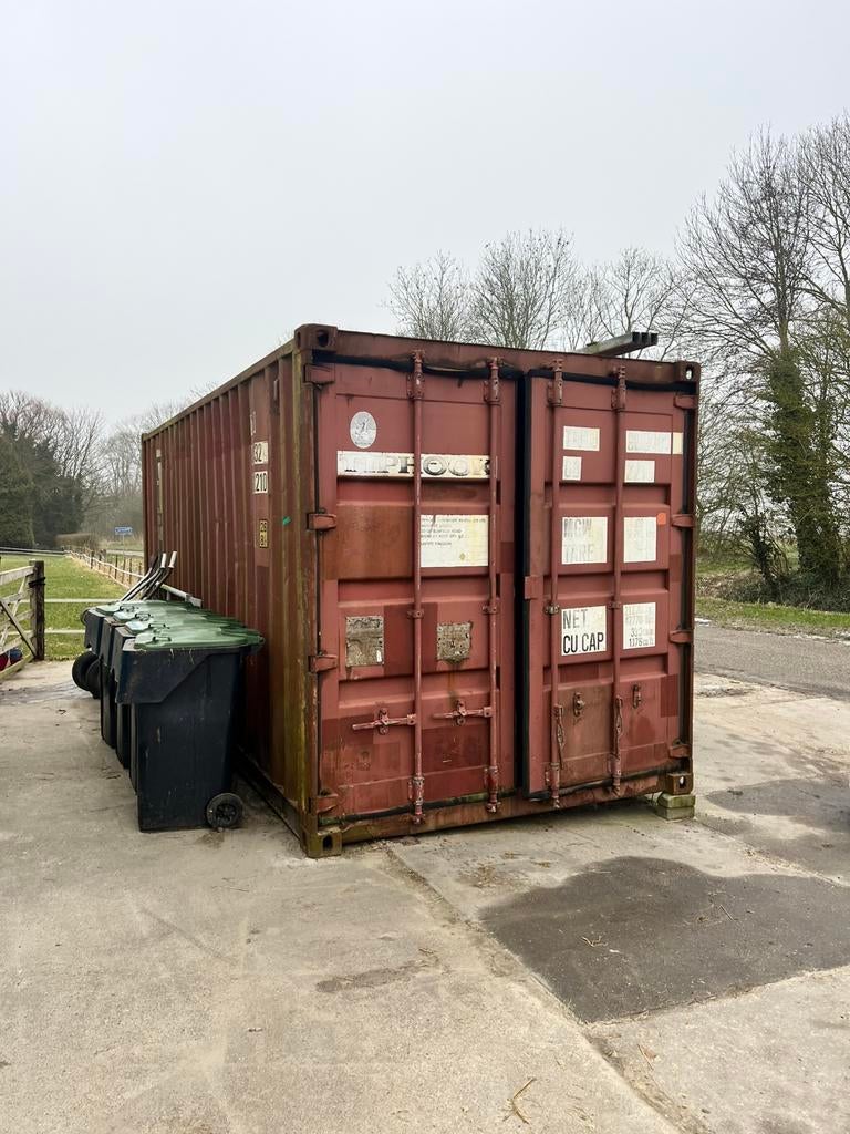 20 ft zee container paarden schuilstal hok garage opslag, Dieren en Toebehoren, Stalling en Weidegang