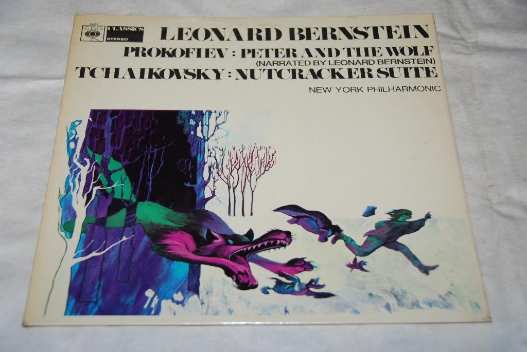 Leonard Bernstein – Peter And The Wolf / Nutcracker Suite LP, Ophalen of Verzenden, Kamermuziek, Gebruikt, 12 inch