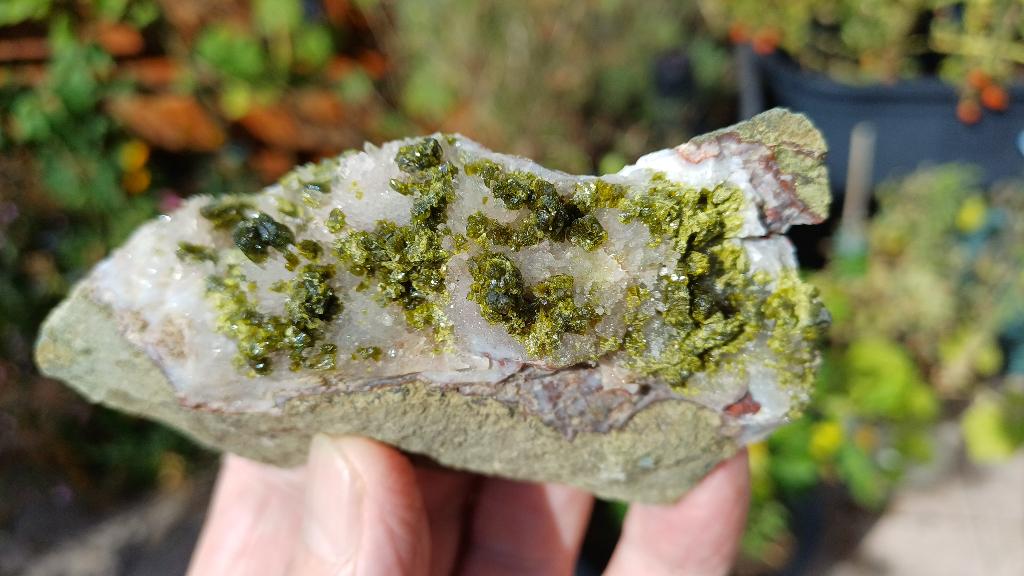 EPI01 Epidoot met Kwarts Imilchile Marokko, Ophalen of Verzenden, Mineraal