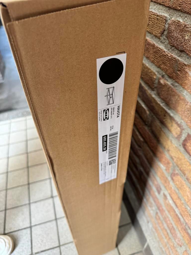 Ikea HAVSTA salontafel zwart, Huis en Inrichting, Ophalen, 100 tot 150 cm, Nieuw, 50 tot 100 cm