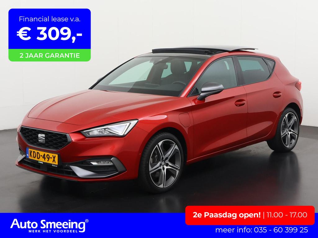 SEAT Leon 1.4 TSI eHybrid PHEV FR | Schuifdak | Stoel & Stuu, 12 maanden, Stof, Gebruikt, Euro 6