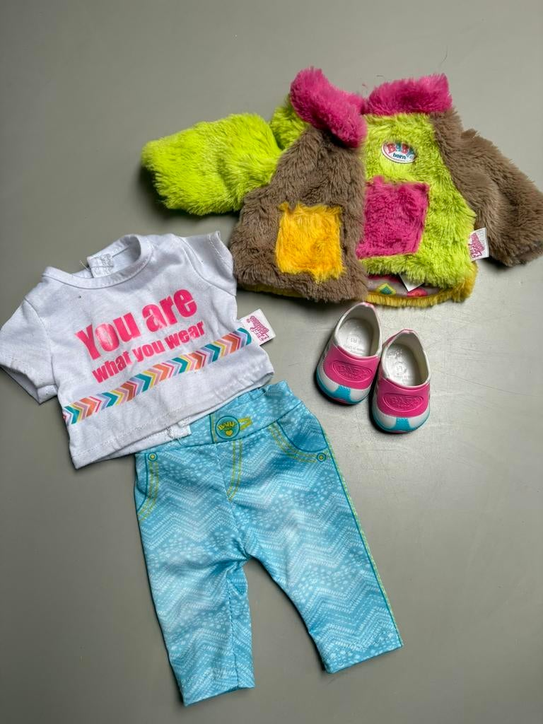 Baby Born 43cm kledingset (Deluxe), Ophalen of Verzenden, Zo goed als nieuw
