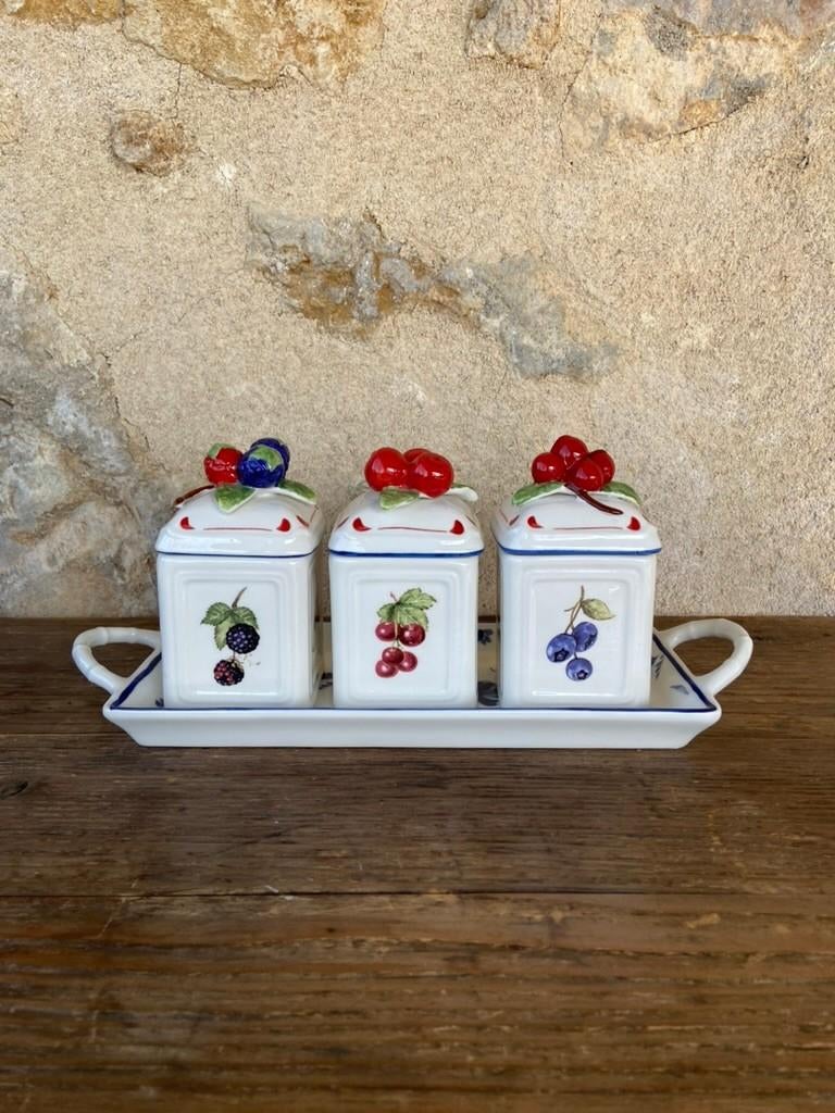 Villeroy & Boch marmelade set nieuw Cottage Charm, Ophalen of Verzenden, Nieuw, Porselein, Overige stijlen