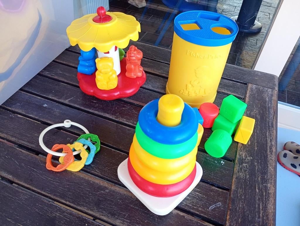 Fisher Price Playskool divers speelgoed jaren '70 vintage, Ophalen of Verzenden, Gebruikt