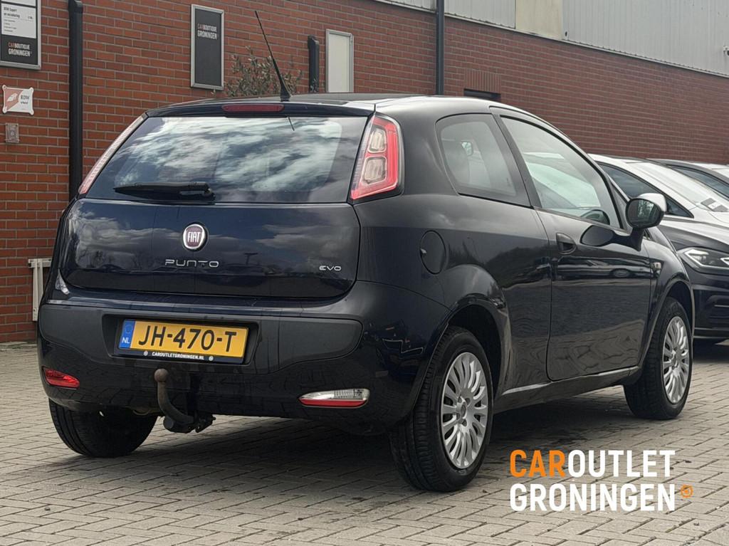 Fiat Punto Evo 1.2 Active 2010 | AIRCO | ZUINIG | TREKHAAK, Stof, 4 cilinders, Bedrijf, Handgeschakeld