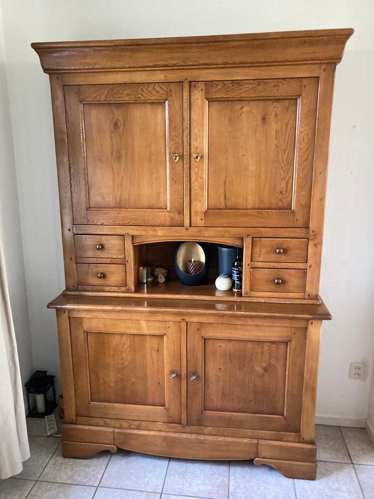 Schitterende buffetkast, Ophalen, 200 cm of meer, Eikenhout, Zo goed als nieuw