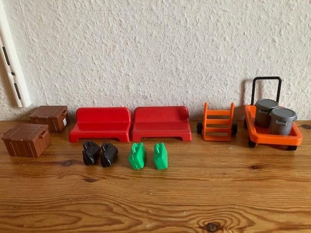 Playmobil vintage perron set B 3206 jaren 70 oud, Ophalen of Verzenden, Gebruikt, Complete set