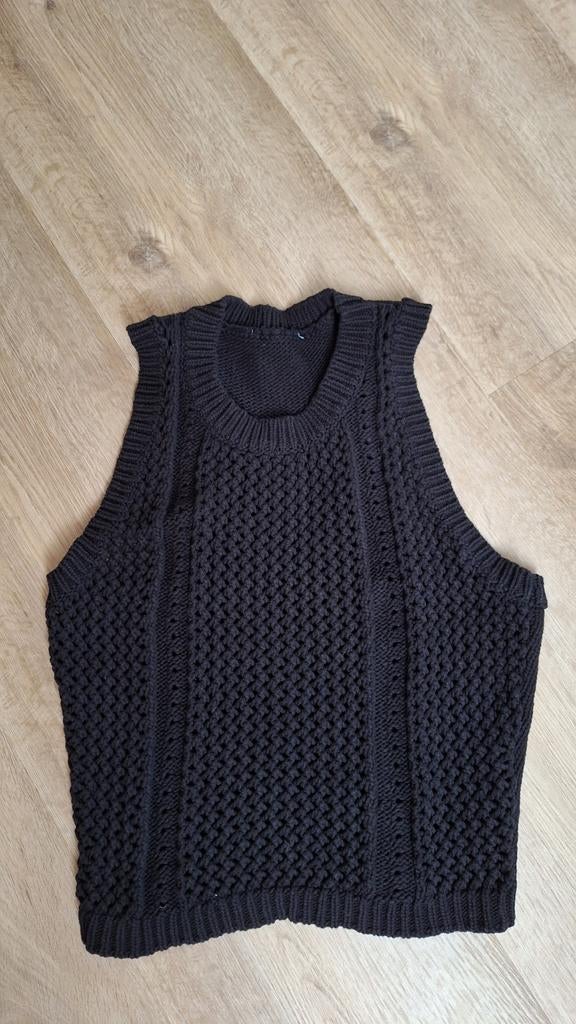 Spencer, Ophalen of Verzenden, Zo goed als nieuw, Zwart, Zonder mouw