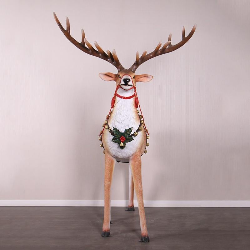 Reindeer for Santa’s Sleigh – Rendier Hoogte 218 cm, Ophalen, HorecaBeelden, Nieuw, HorecaBeelden