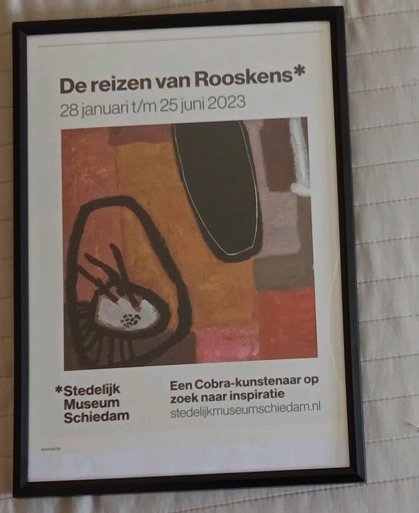 Anton Rooskens Cobra affiche, Ophalen of Verzenden, 1980 tot heden, Tijdschrift
