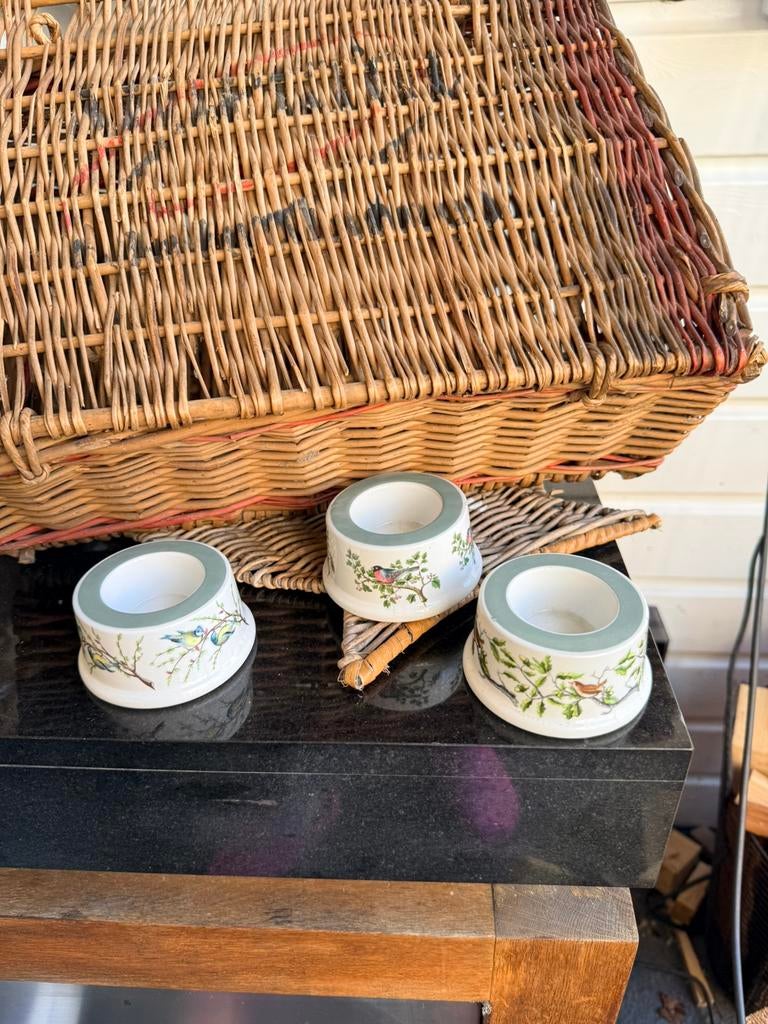 Portmeirion birds of britain 3x eierdopjes uit 1978, Ophalen