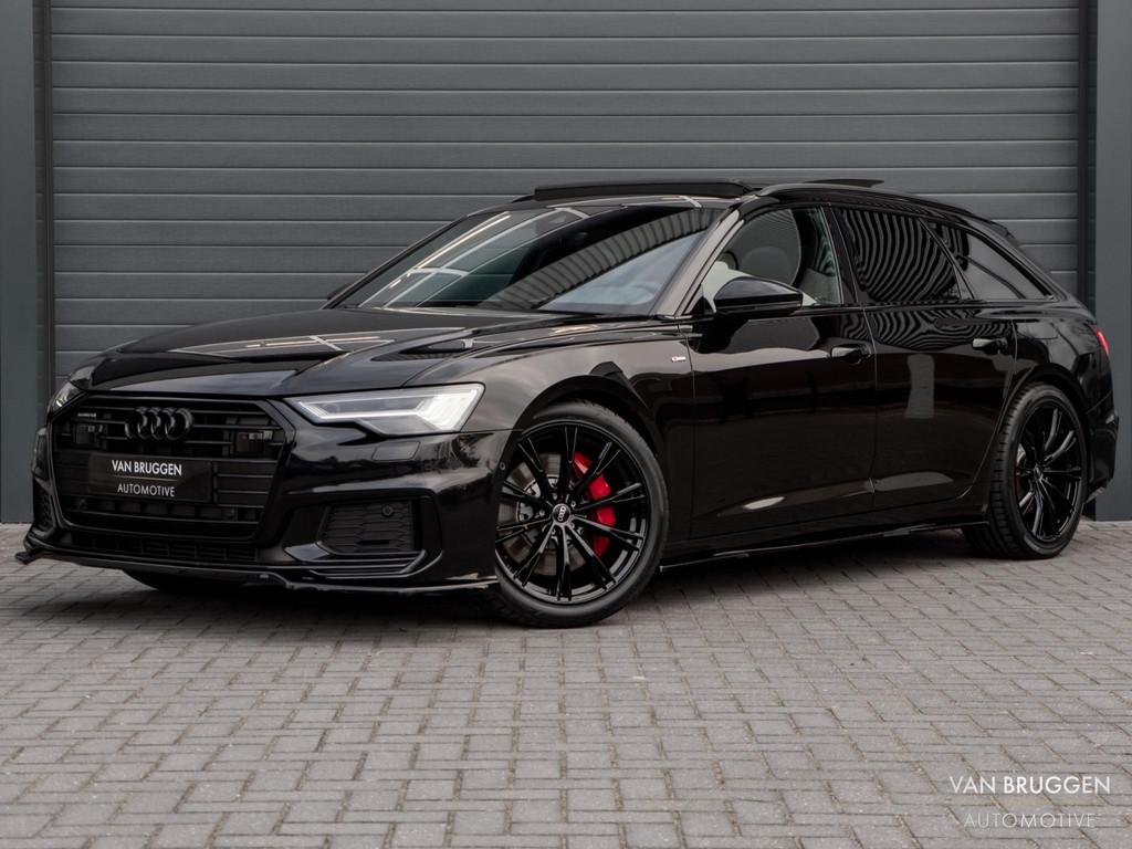 Audi A6 Avant 55 TFSI e quattro S-Line Pano Head-Up B&O Sfee, Automaat, Gebruikt, Euro 6, Zwart