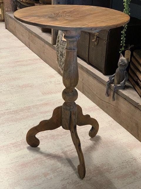 Wijntafel Teak verschillende soorten SALE, Huis en Inrichting, Ophalen, L&U, Minder dan 55 cm, Rond