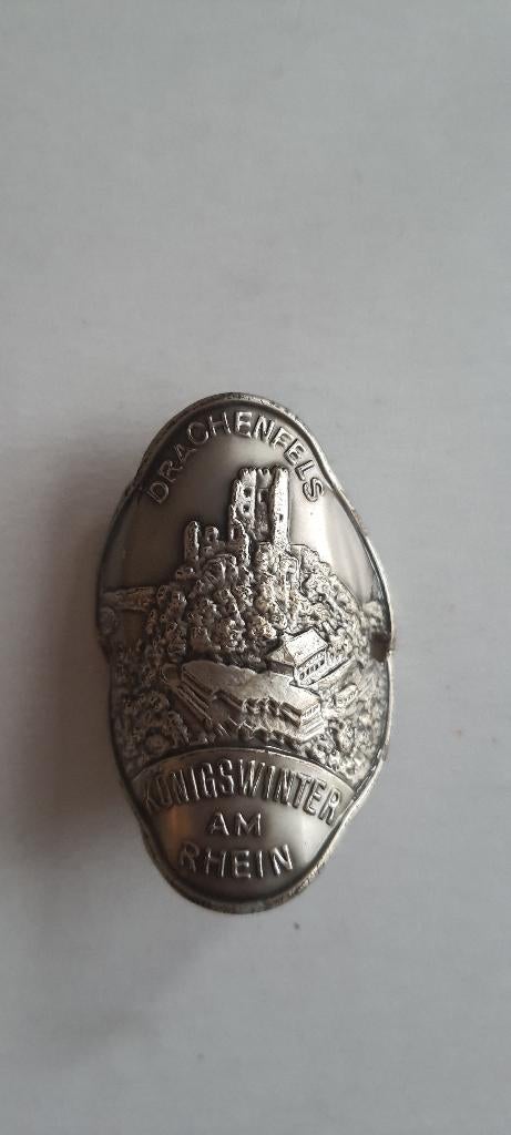 Wandelstok plaatje stocknagel schildje kunichswinter, Ophalen of Verzenden, Gebruikt