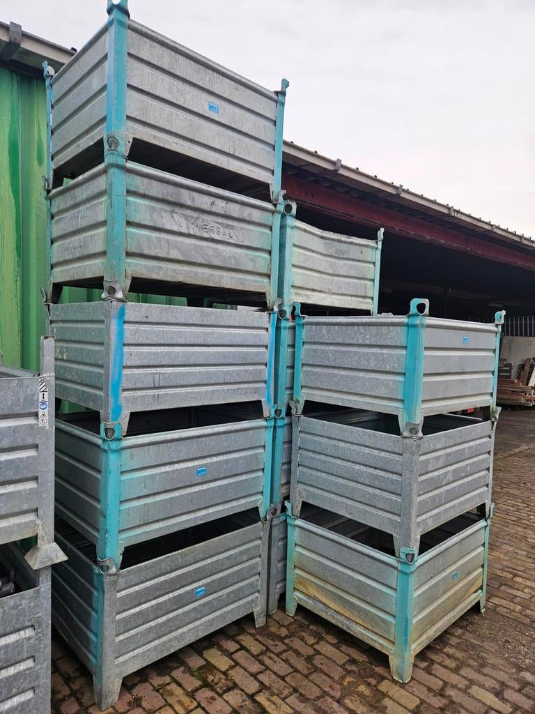 Gebruikte stapelbakken 1000x800x500, Ophalen, Gebruikt, ., .