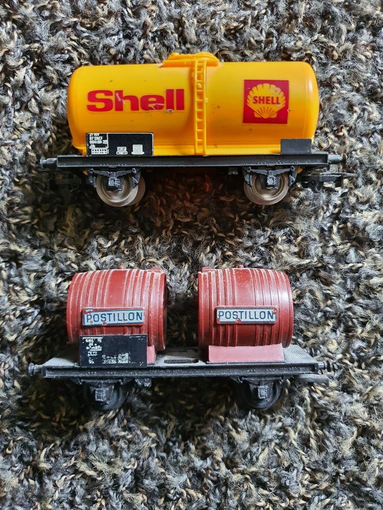 Nette wagons van Jouef., Hobby en Vrije tijd, Modeltreinen | H0, Gebruikt, Gelijkstroom, Jouef, Wagon