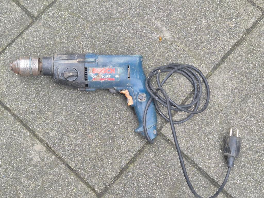 Bosch Boormachine - Gebruikt, Doe-het-zelf en Verbouw, Gereedschap | Boormachines, Boormachine, Gebruikt, Ophalen of Verzenden