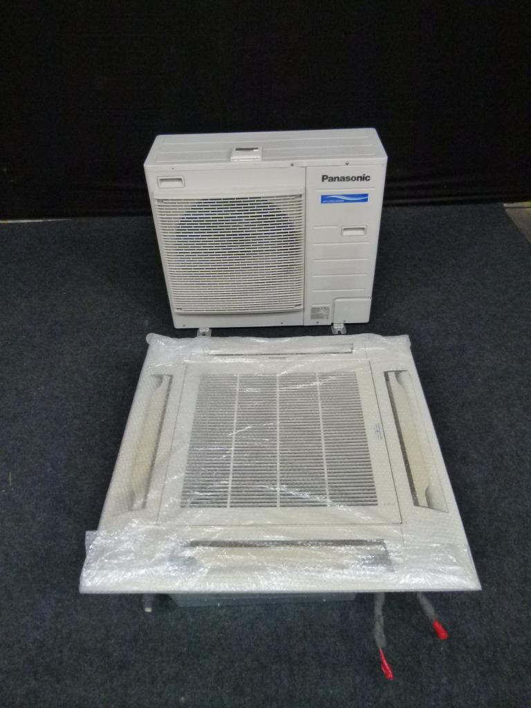 7 kW Panasonic split airco plafond 90x90 cassette 24.000 BTU, Witgoed en Apparatuur, Airco's, Gebruikt, Timer, 3 snelheden of meer