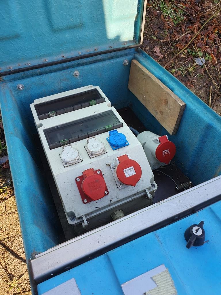 Bouwstroom kast stroom bouw, Doe-het-zelf en Verbouw, Elektra en Kabels, Ophalen, Overige typen