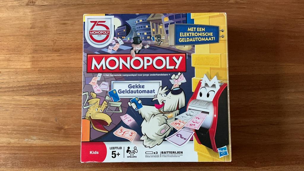 KINDERMONOPOLY COMPLEET, Drie of vier spelers, Ophalen of Verzenden, Zo goed als nieuw