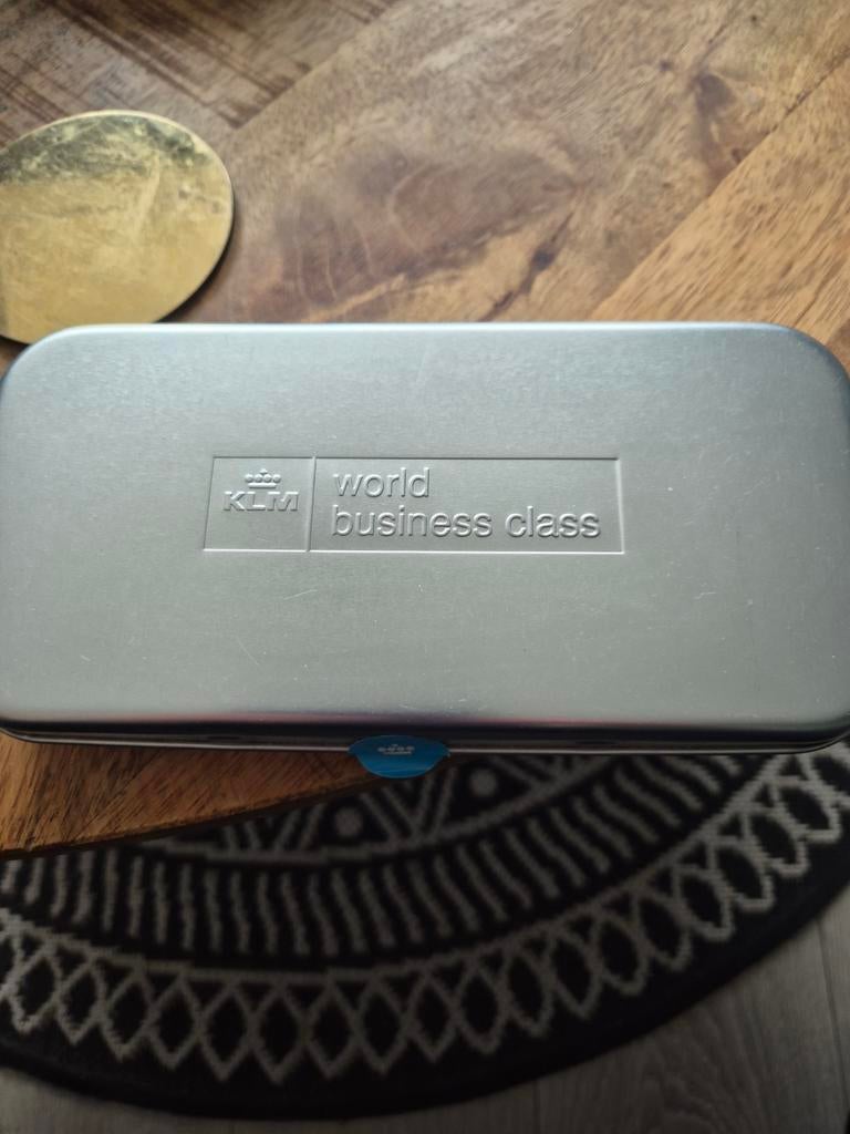 KLM businessdoosje, Ophalen, Nieuw