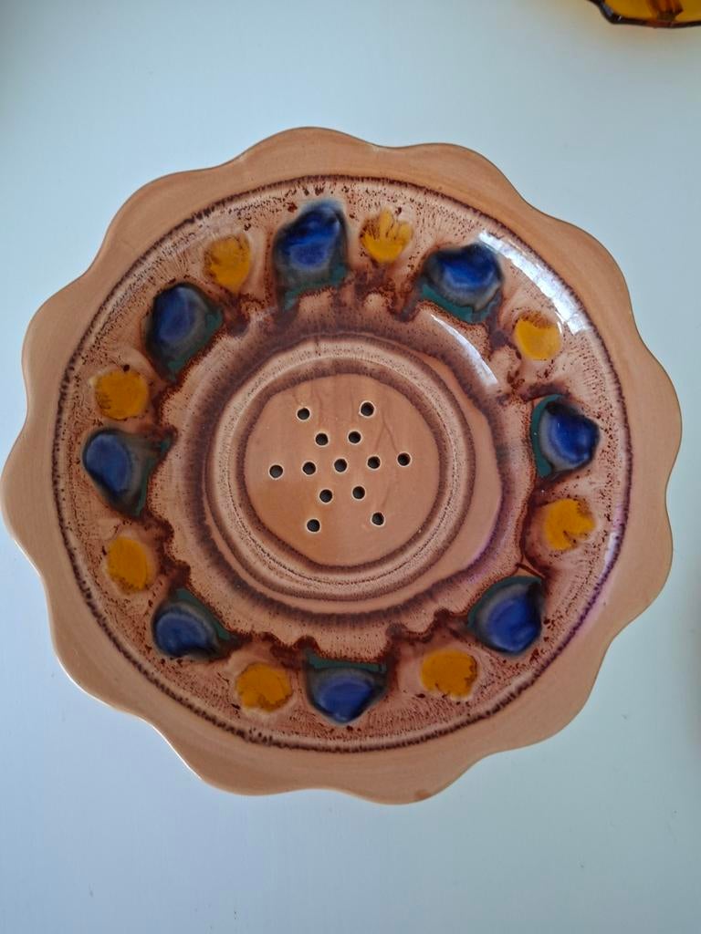 Vintage Flora Gouda Holland Aardewerk fruittest, Ophalen of Verzenden