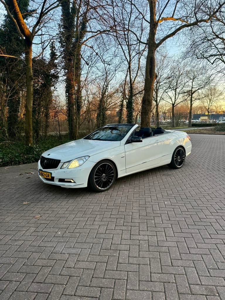 Mercedes-Benz E-Klasse E220 CDI Cabriolet AUT 2010 Wit, Auto's, Mercedes-Benz, Particulier, E-Klasse, ABS, Adaptieve lichten, Airbags