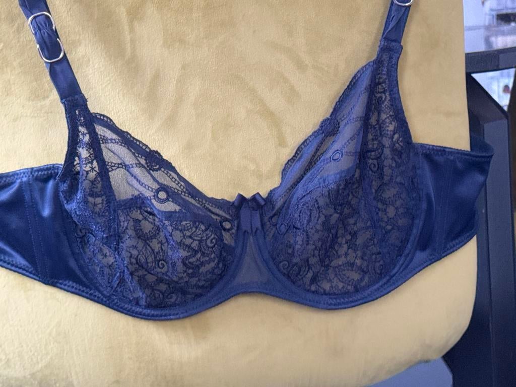 Empreinte BH - Maat 75E vrijwel nieuw 75 E, Ophalen of Verzenden, Blauw, BH