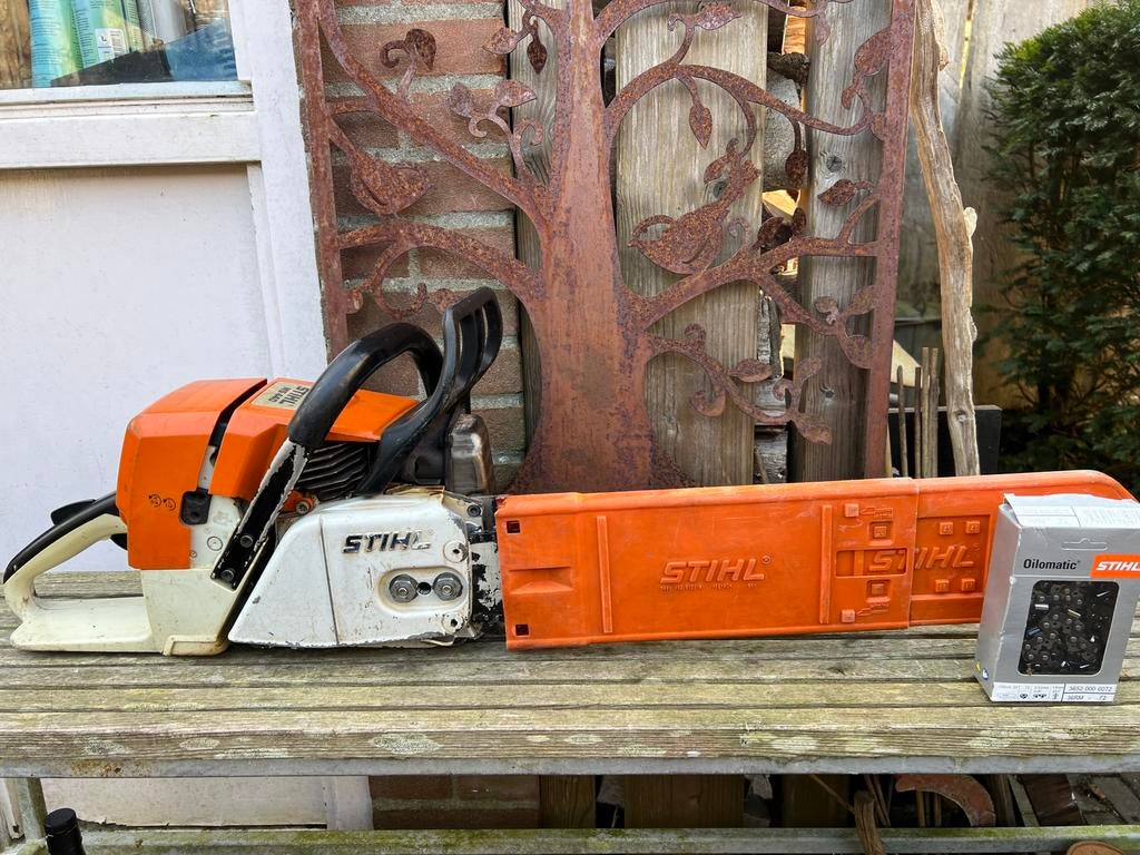 STIHL Motor Kettingzaag MS440, Ophalen, Gebruikt