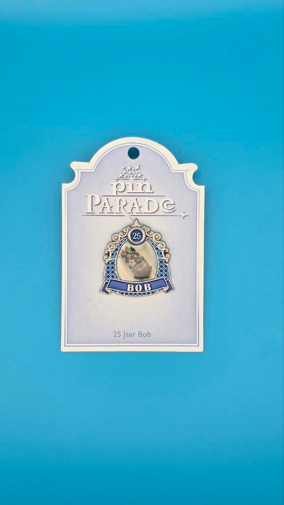 Efteling Pin Parade Bobslee 25 Jaar, Verzamelen, Efteling, Ophalen of Verzenden, Nieuw, Button of Speldje