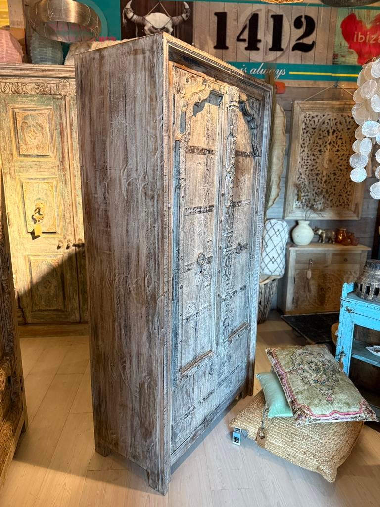 Gave India/Ibiza style kast, Huis en Inrichting, Kasten | Buffetkasten, Ophalen of Verzenden, Nieuw, 25 tot 50 cm