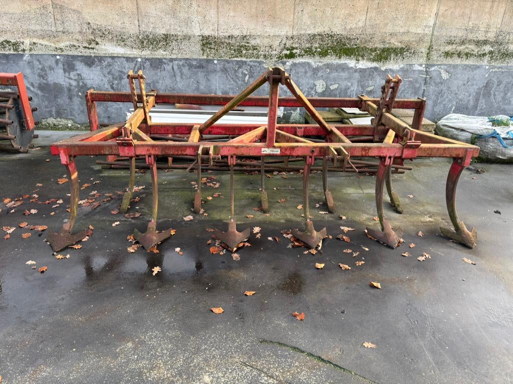 Vaste tand cultivator – ganzepoot – ca. 3 meter, Ophalen, Akkerbouw, Grondbewerking