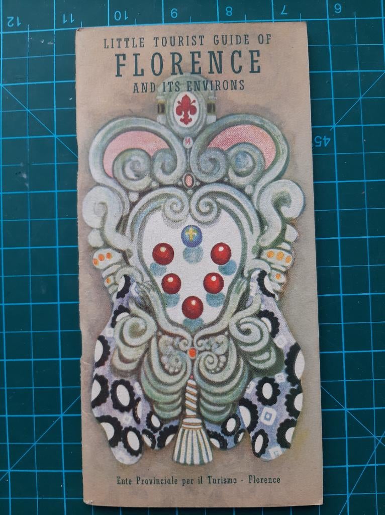 reisgids Italië Florence met plattegrond jaren 1950, Boeken, Europa, Ophalen of Verzenden, Reisgids of -boek, Onbekend