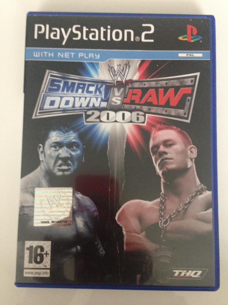 Smack down vs raw 2006 ps2, Gebruikt, Vechten, 1 speler, Ophalen of Verzenden