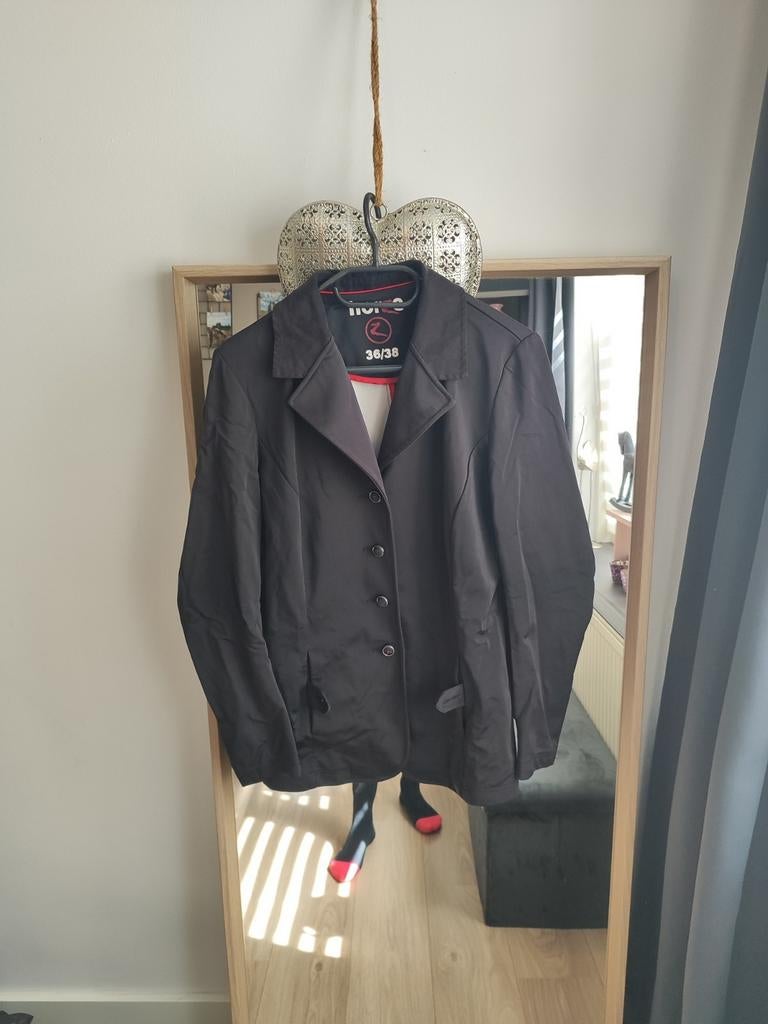 Horze wedstrijd jasje 36/38, Dieren en Toebehoren, Paardrijkleding, Ophalen of Verzenden, Zo goed als nieuw, Dressuur, Bovenkleding