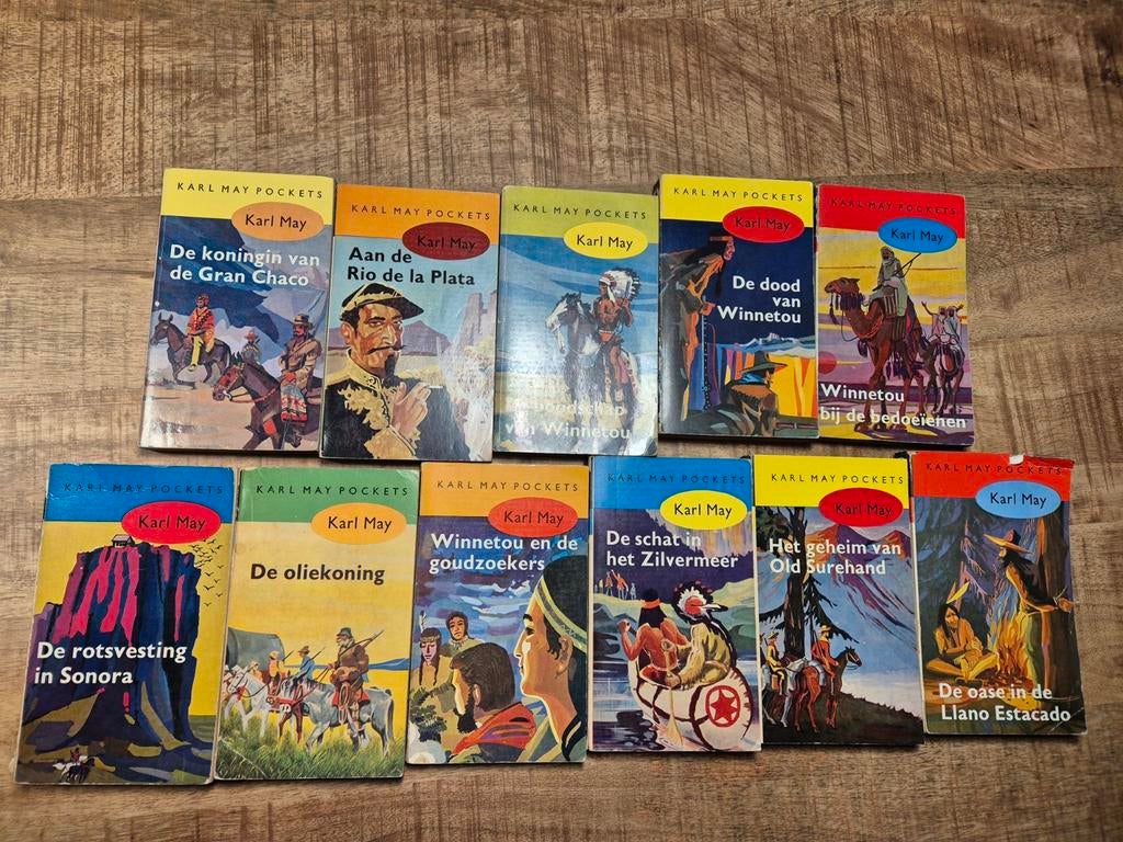Karl May boeken, Ophalen