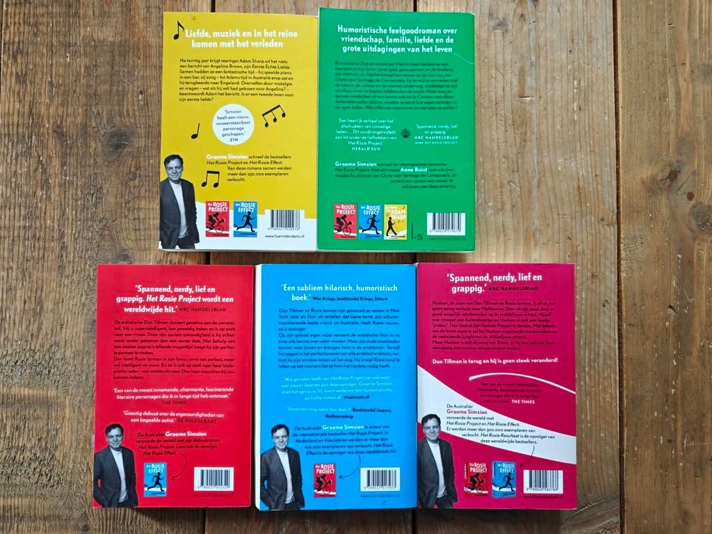5 Boeken van Graeme Simsion., Boeken, Ophalen of Verzenden