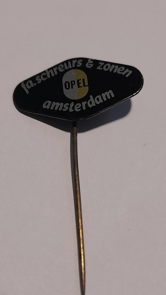 Opel Fa. Schreurs & Zonen Amsterdam Pin, Verzamelen, Ophalen of Verzenden, Transport