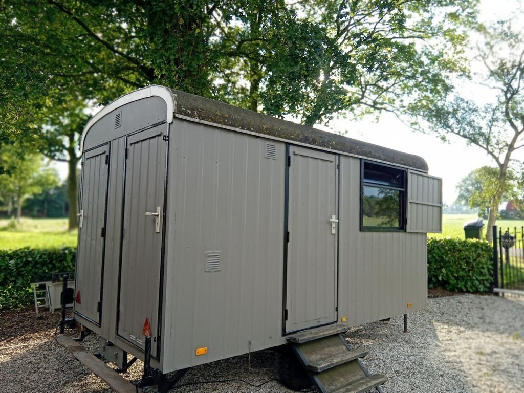 Gezocht !!bouwkeet schaftkeet pipowagen tinyhouse, Doe-het-zelf en Verbouw, Bouwketen en Schaftketen, Ophalen