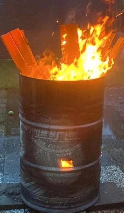 🔥🛢🔥stookton, vuurton, vuurkorf,vuurvat, brandvat 🔥🛢🔥, Tuin en Terras, Vuurkorven, Ophalen