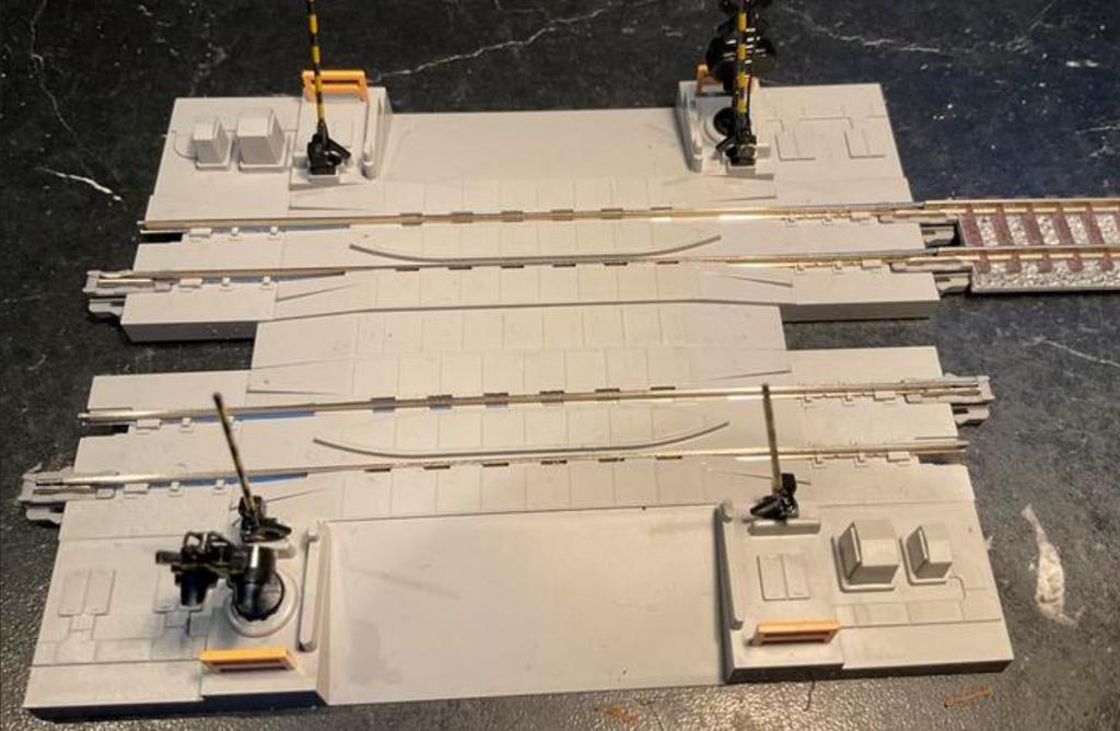 Dubbelsporige overweg met geluidsmodule en leds N spoor, Overige merken, Gelijkstroom, Overige typen, Nieuw