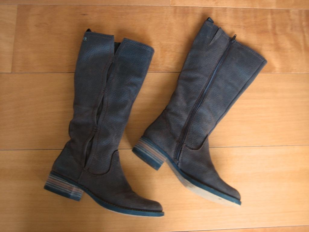 Prachtige sportieve bruin tuigleren laarzen SPM 36 snazzeys, Kleding | Dames, Schoenen, Hoge laarzen, Verzenden, Nieuw, Bruin