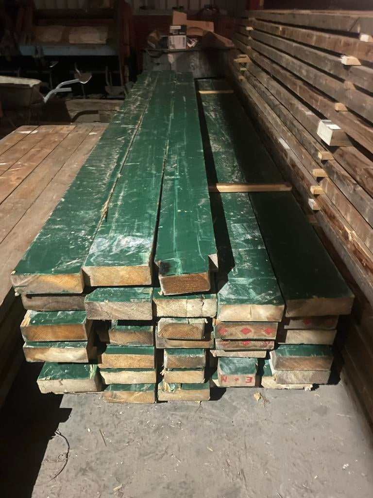 20 stuks Vuren geschaafd 70x170 mm van 400 cm, Ophalen, Gebruikt, Balk, Vuren