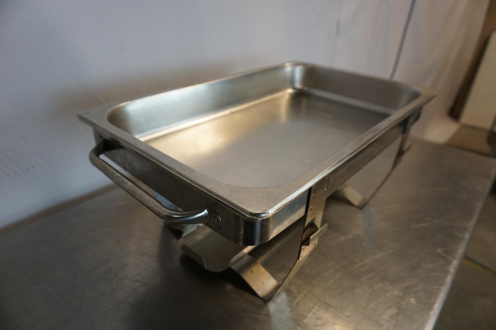 2x chafing dish | 1 met deksel, Ophalen of Verzenden, Gebruikt
