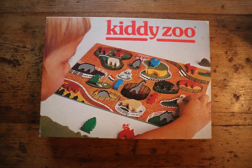 Puzzel speelgoed Kiddy Zoo dierentuin Jumbo 307, Ophalen of Verzenden, 10 tot 50 stukjes, Zo goed als nieuw